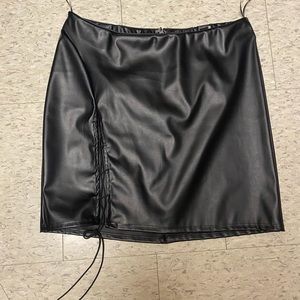 Windsor Faux Leather Skirt